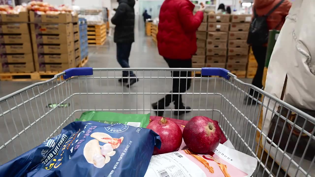 超市购物 年货 零食视频下载