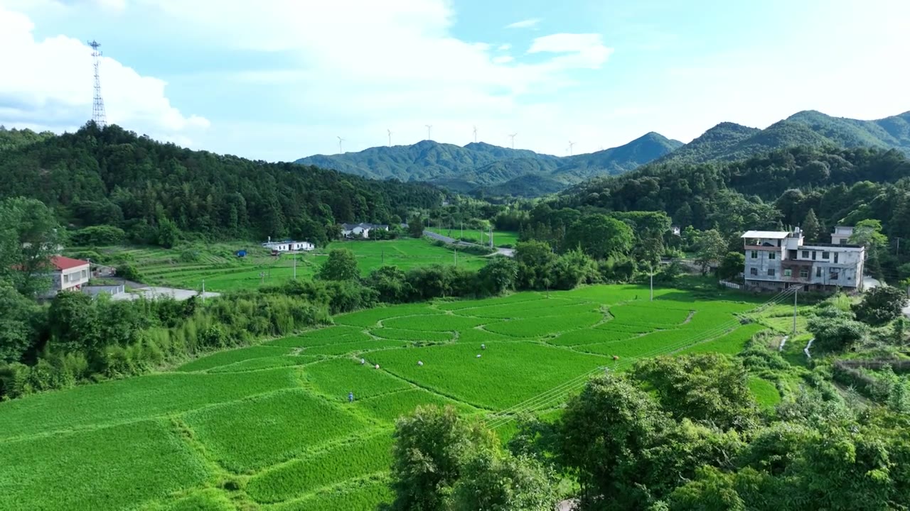 4K农民耕地长田间劳作（加速可变延时）视频下载