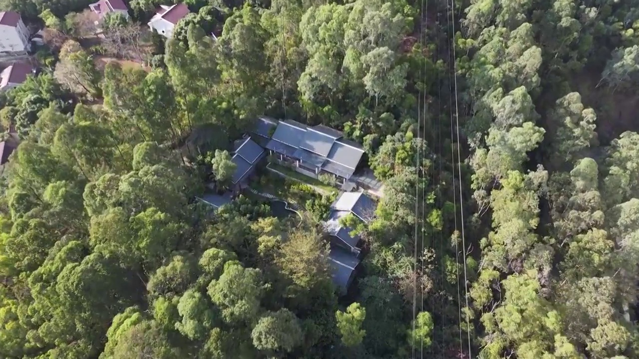 广东省深圳市南山区南山公园航拍视频素材