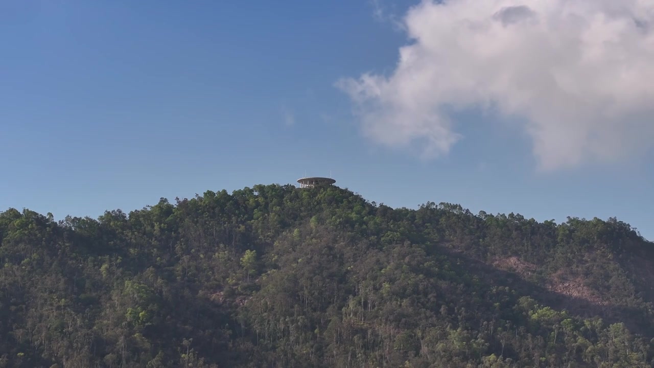 广东省深圳市南山区南山公园航拍视频素材