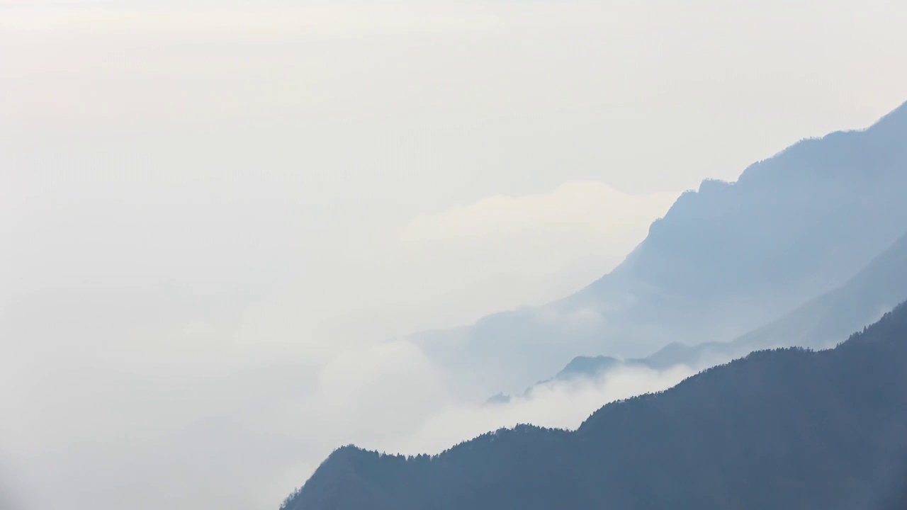 江西九江庐山延时视频素材