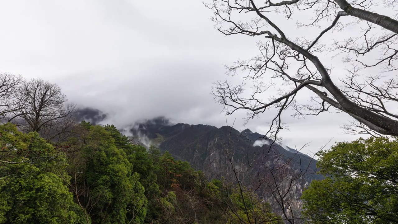 江西九江庐山延时视频素材