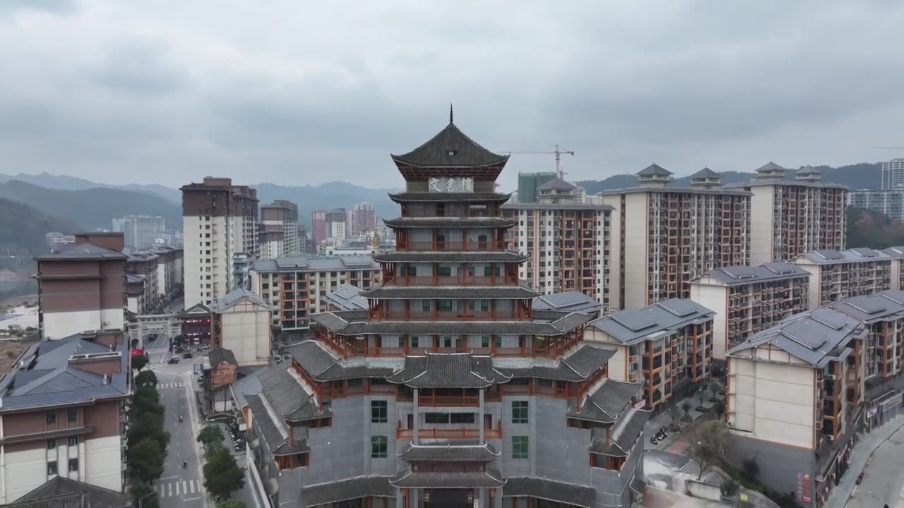 贵州锦屏风光视频素材