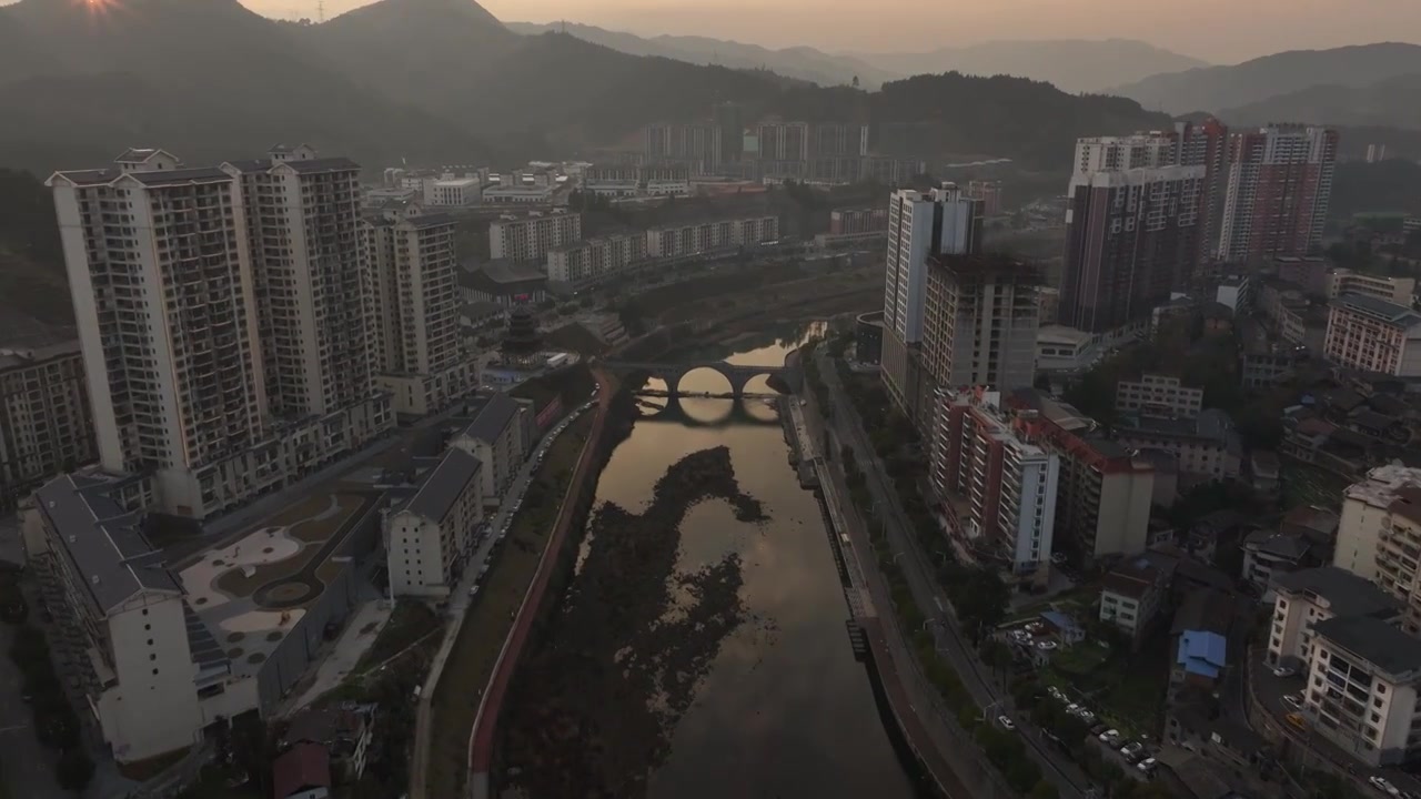 贵州锦屏风光视频素材