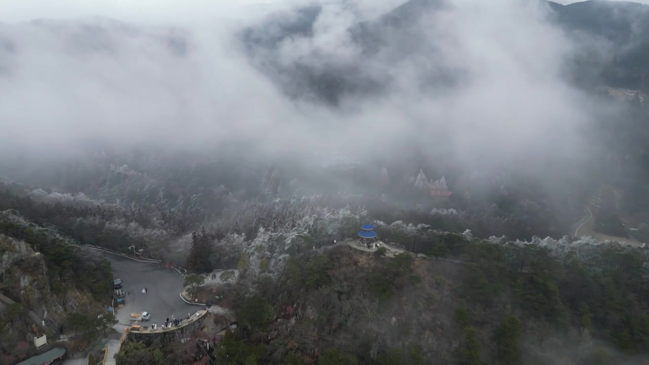 庐山含鄱口云海风光视频素材