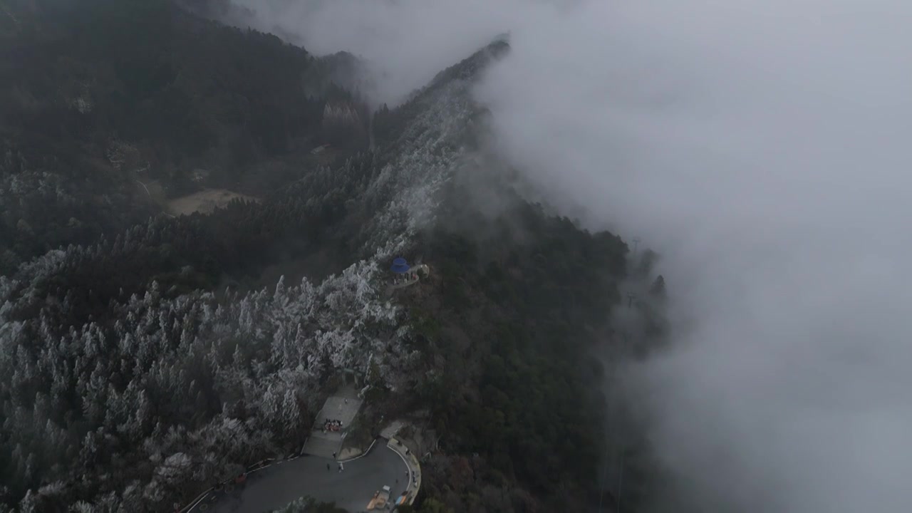 庐山含鄱口云海风光视频素材