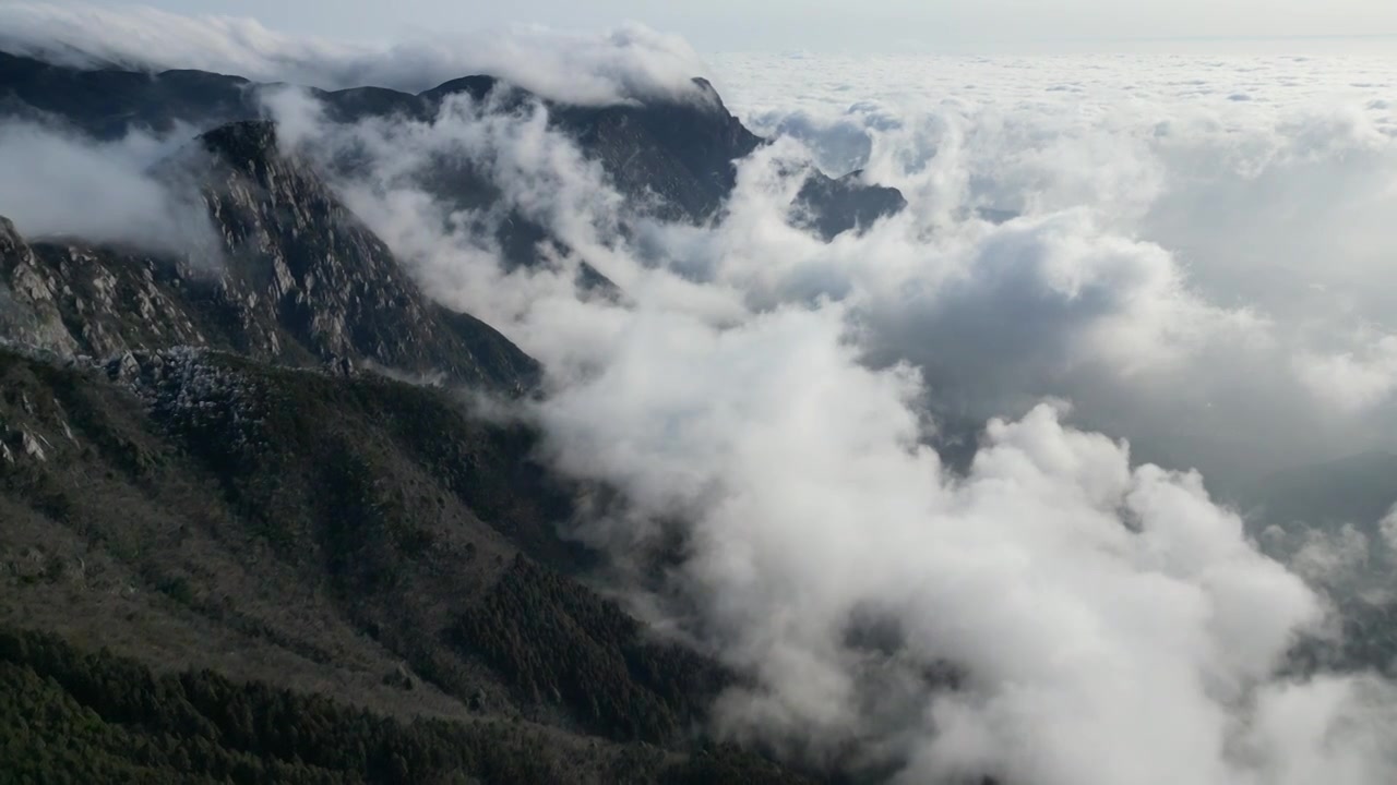 庐山含鄱口云海风光视频素材