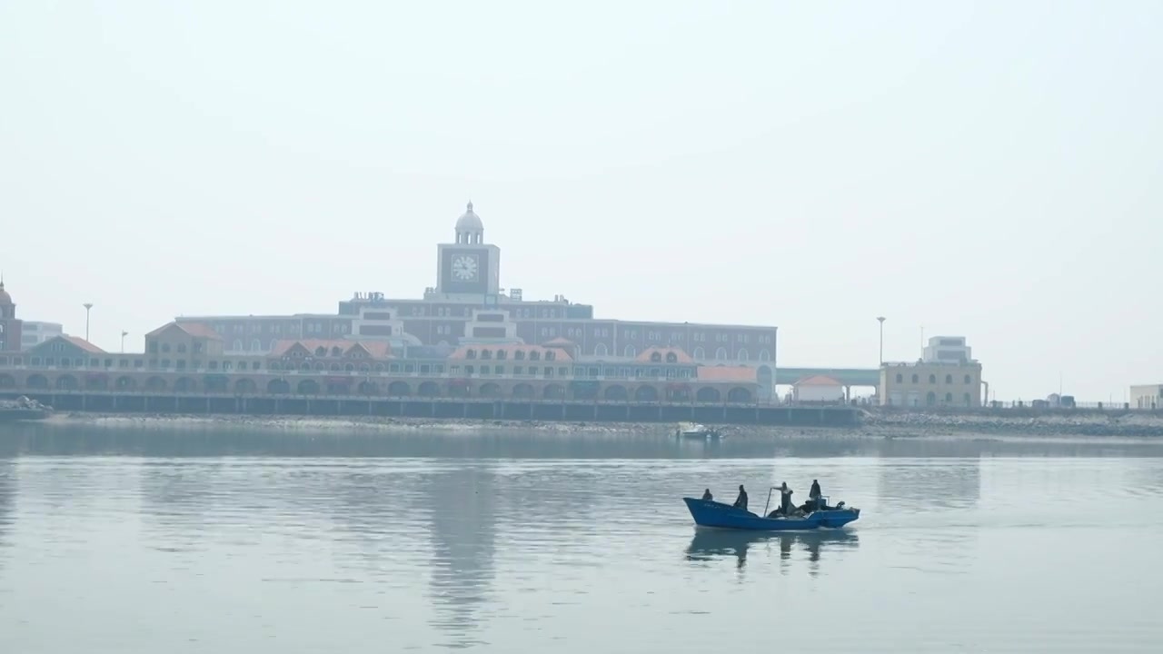 渔船出海出海打鱼打渔归来视频下载