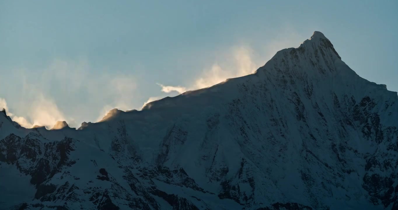 梅里雪山 日出延时视频素材