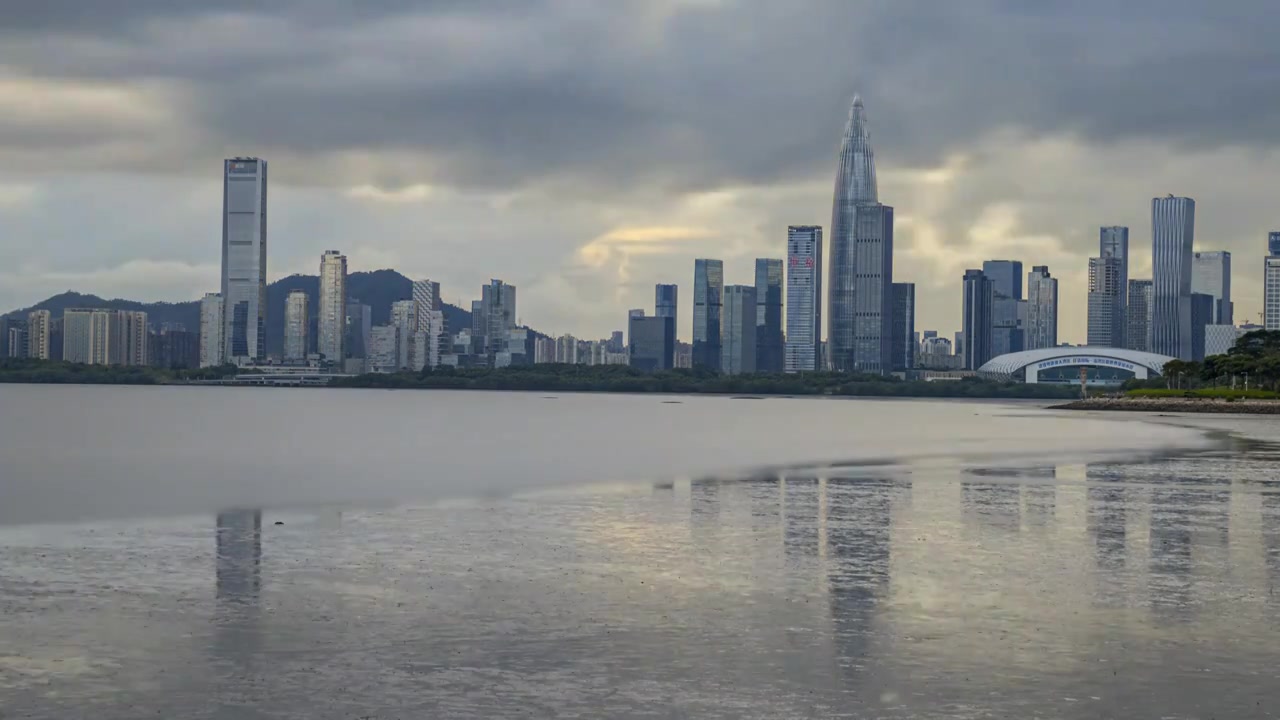 深圳湾潮夕延时视频下载