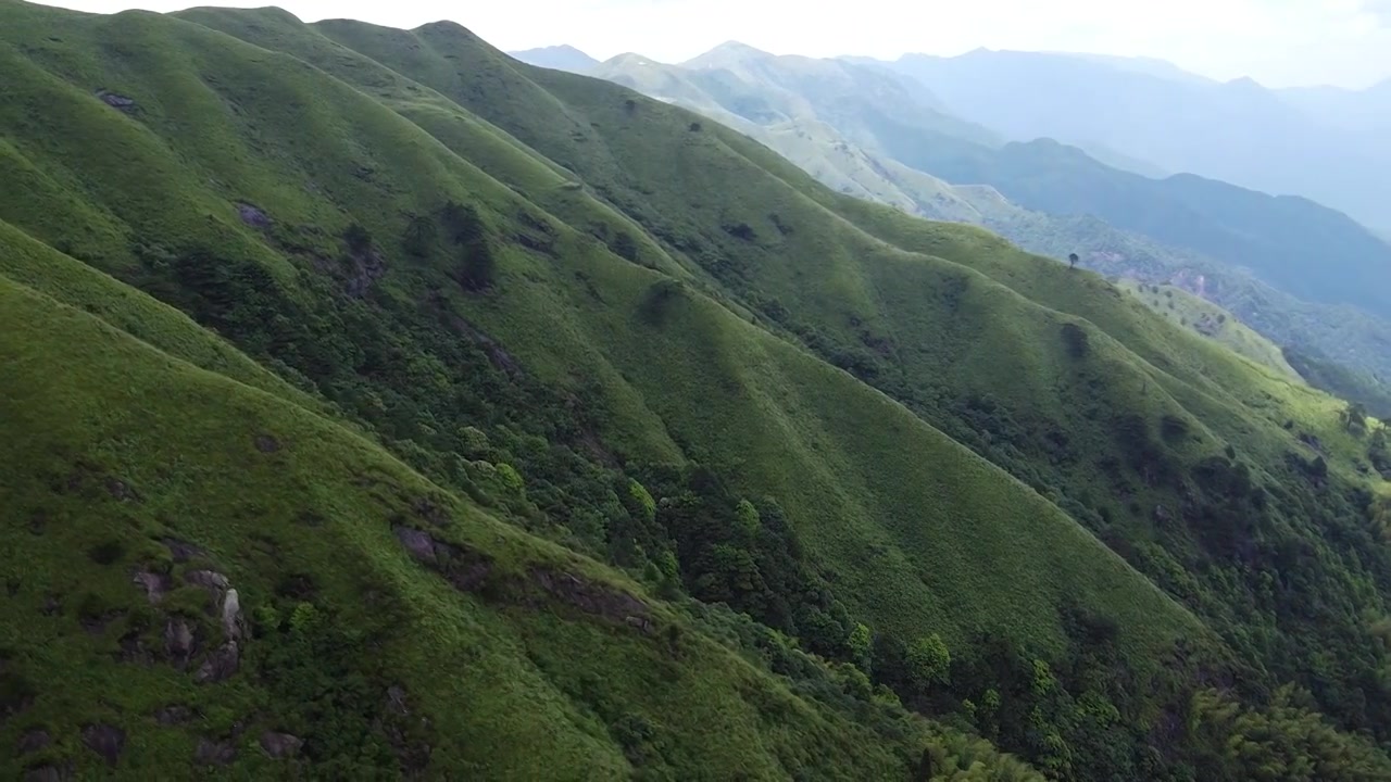 江西武功山安福段视频素材