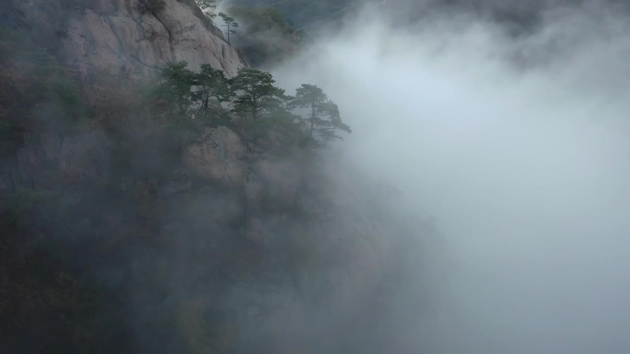 国画风格电站视频素材