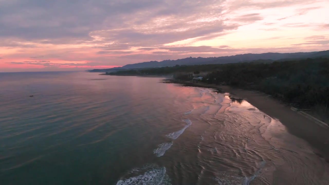 海边日落空境视频下载