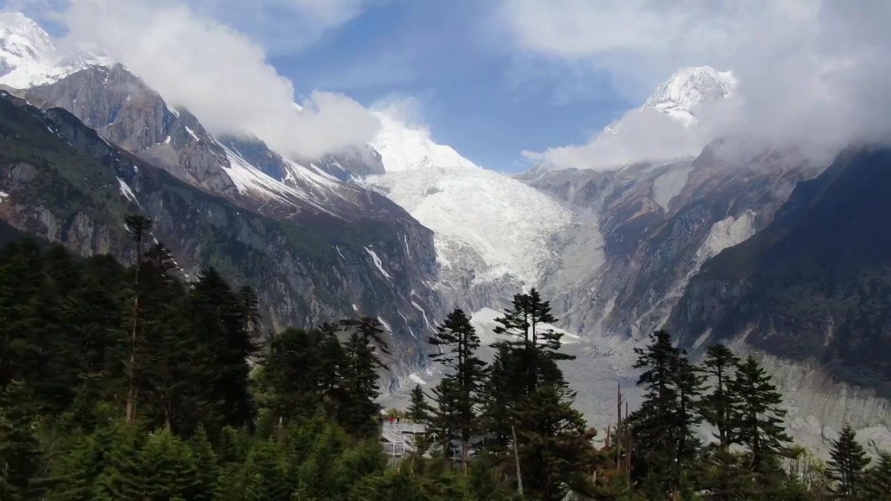 海螺沟贡嘎雪山视频下载