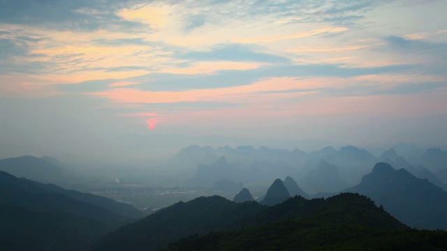 桂林尧山美景视频素材