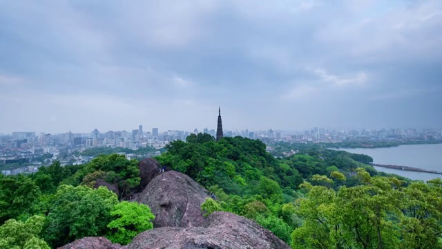 杭州BaoshiMountain视频素材