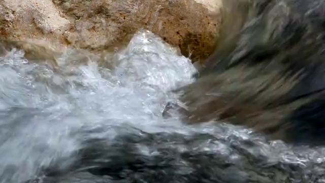 流动的溪水视频素材