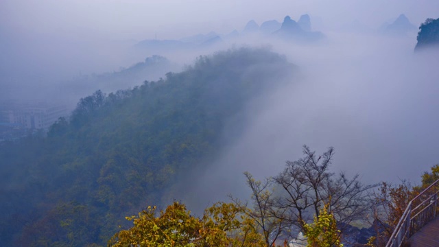 桂林叠彩山公园视频素材