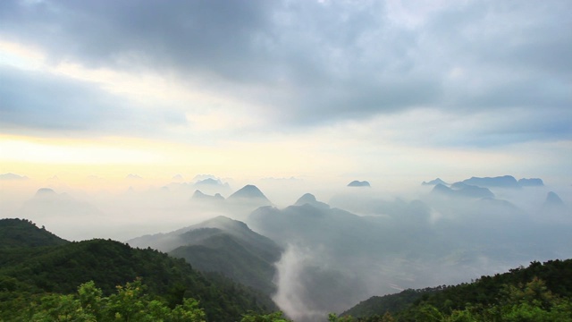 桂林尧山美景视频下载