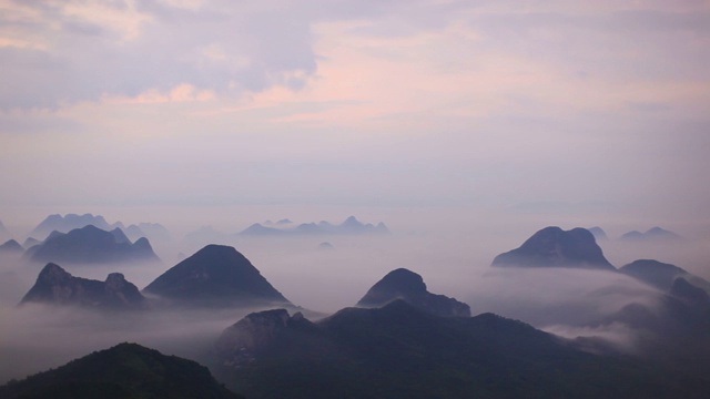 桂林尧山美景视频素材