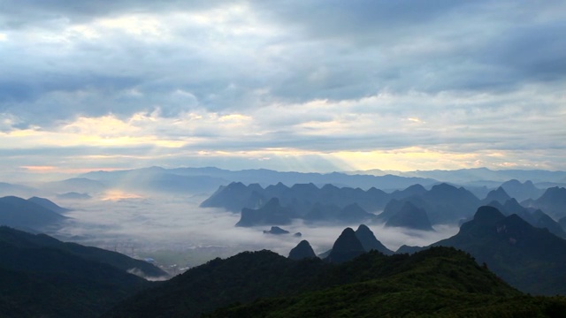 桂林尧山美景视频下载