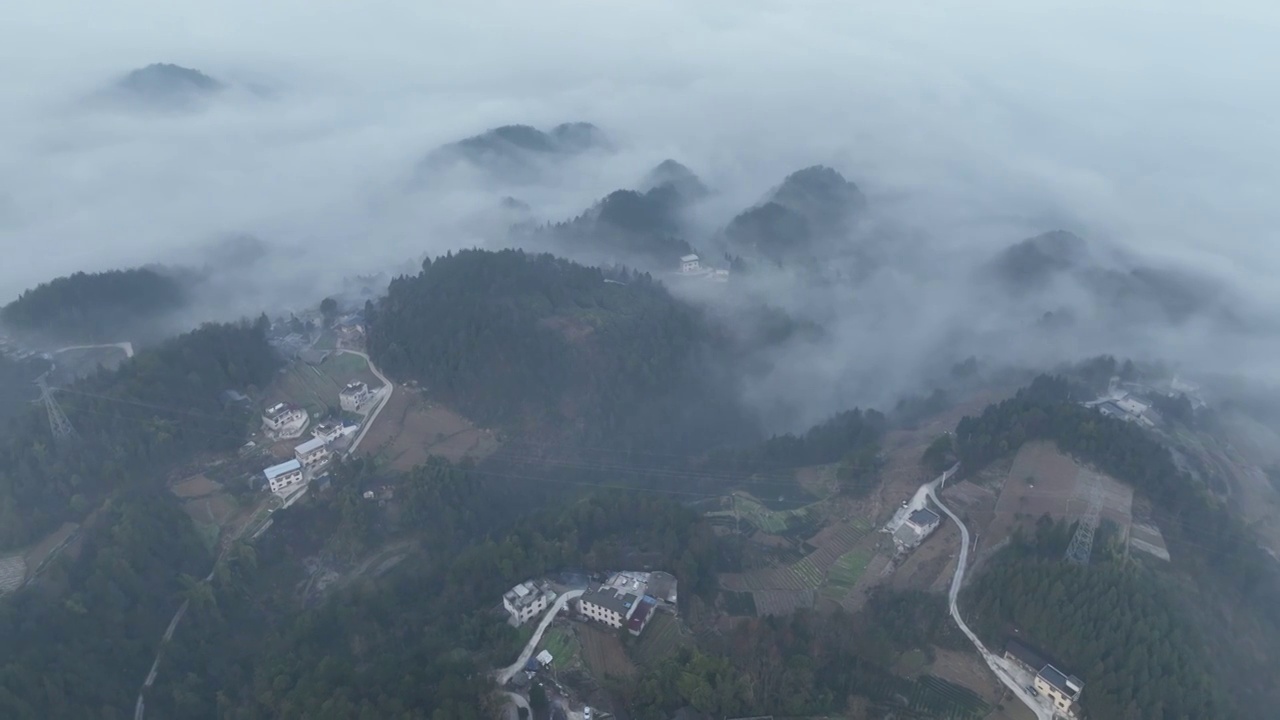 湖北恩施市七里坪田园风光视频素材