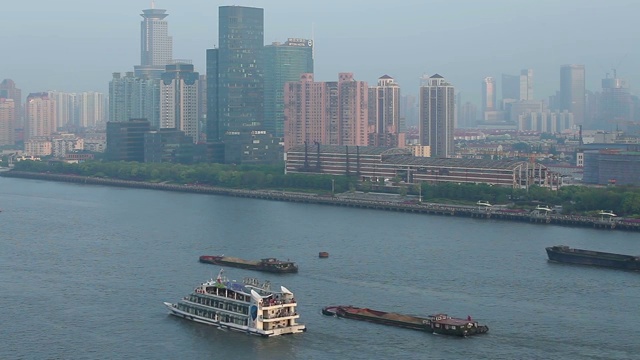 上海黄浦江视频素材