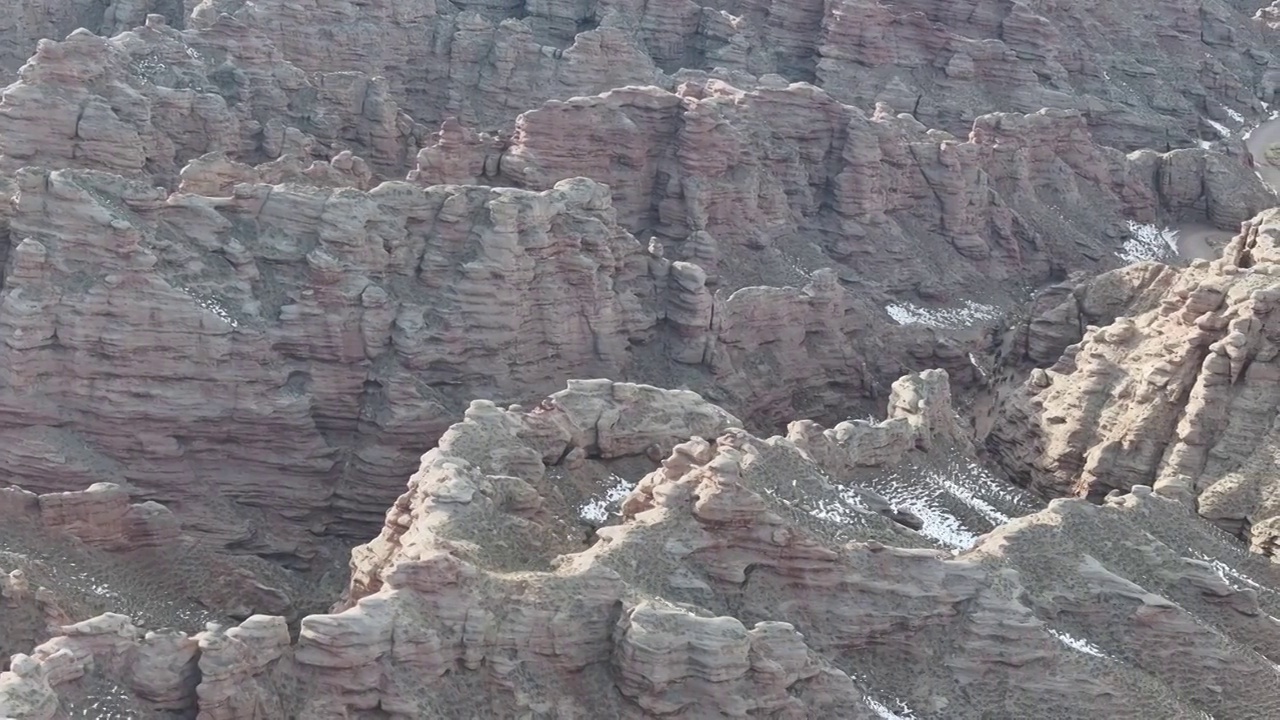 张掖平山湖大峡谷地质公园视频素材