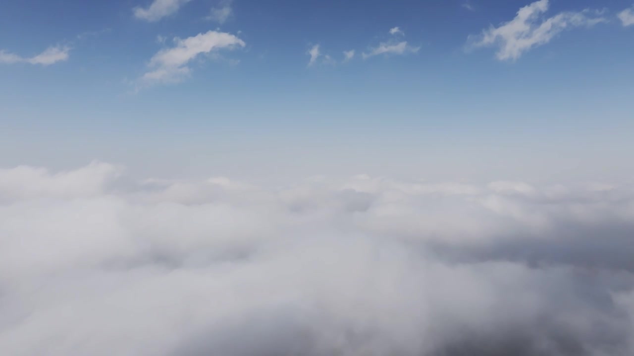 贵州高原冬季云海风光风景视频素材