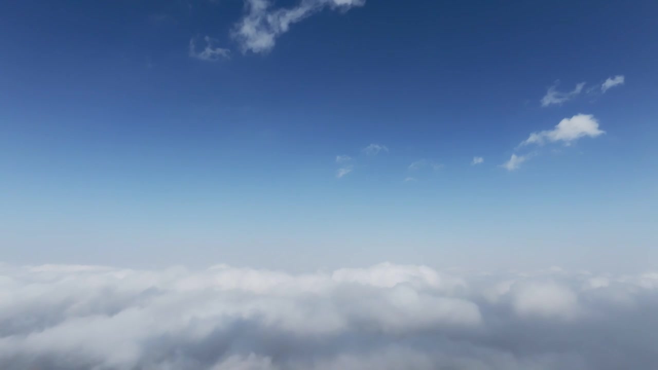 贵州高原冬季云海风光风景视频素材