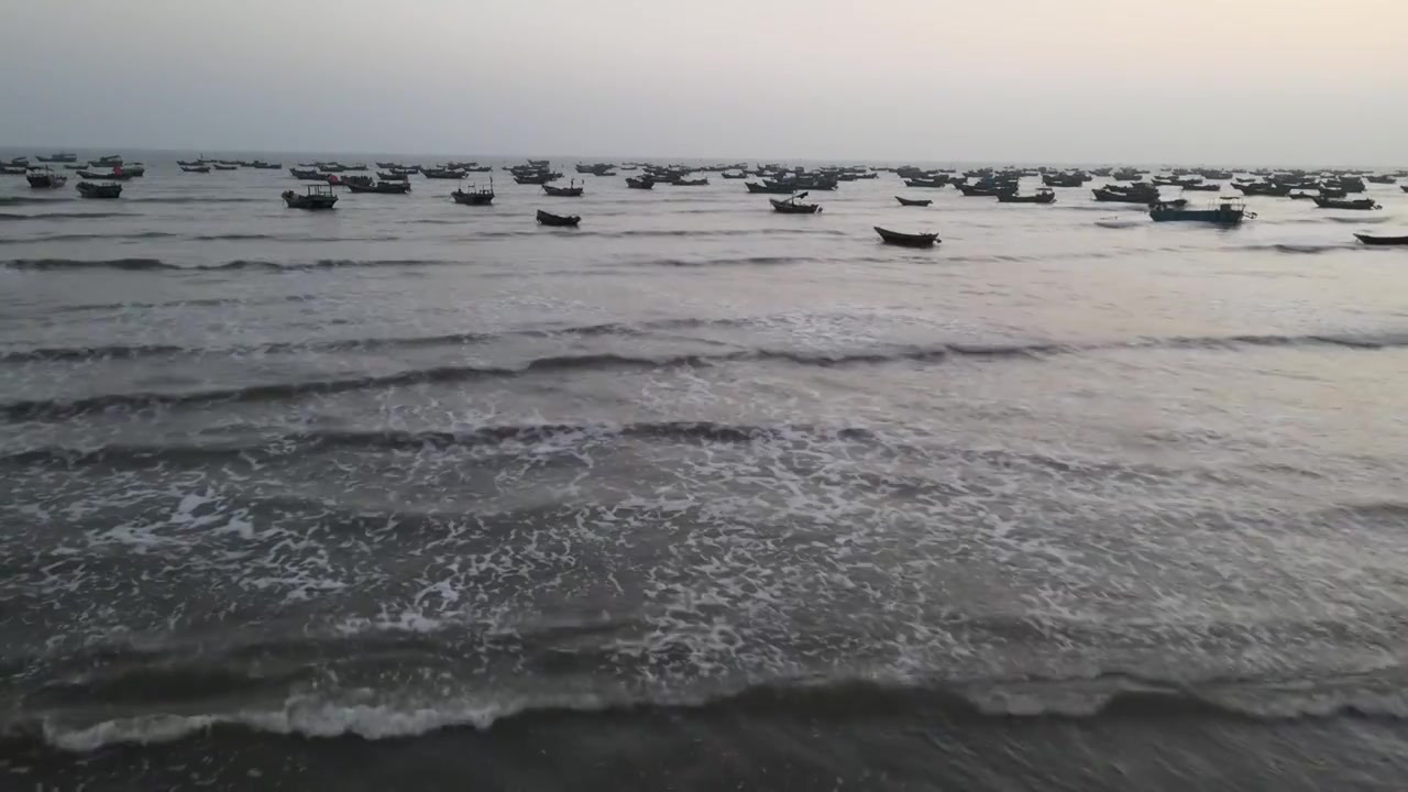 广东茂名晏境岭海边航拍风光视频下载