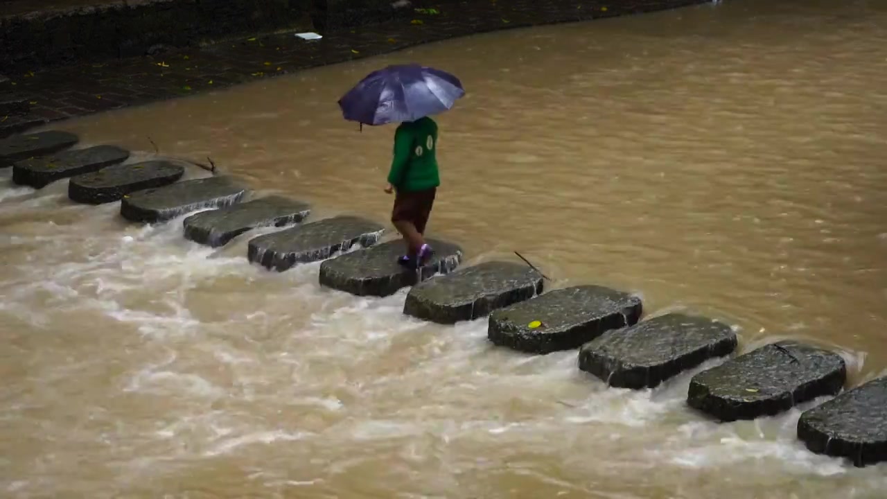 暴雨视频素材