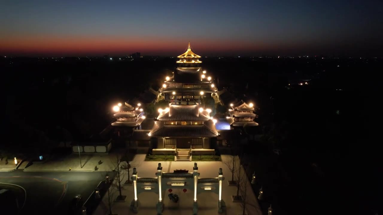 金粟寺夜景视频下载