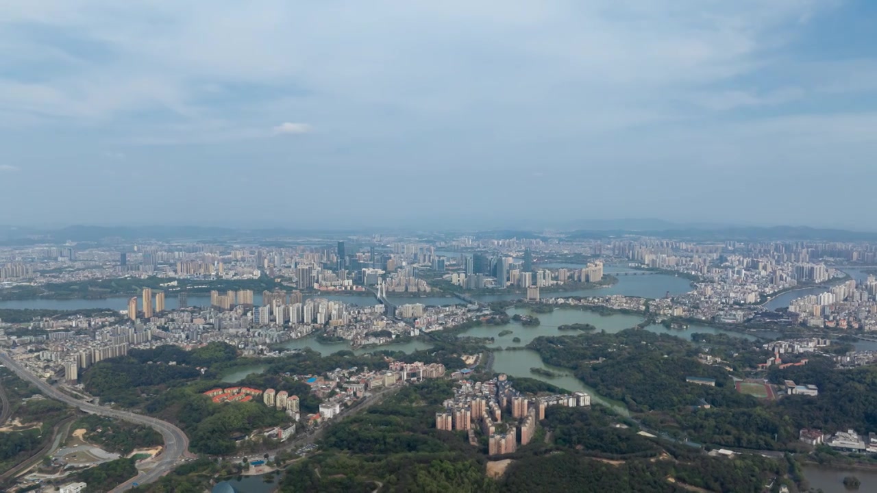 航拍惠州高榜山视频素材