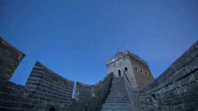 长城的星空视频下载