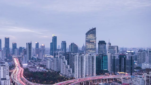 上海城市风光视频素材