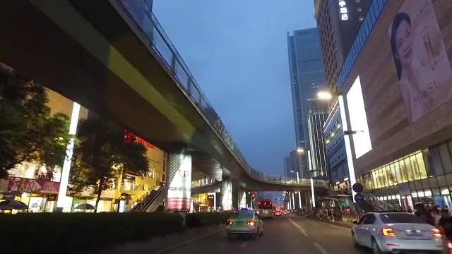 成都街道夜景视频下载