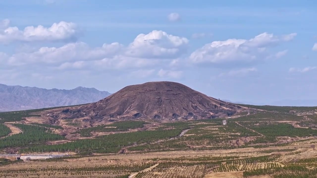 大同火山地质公园视频素材