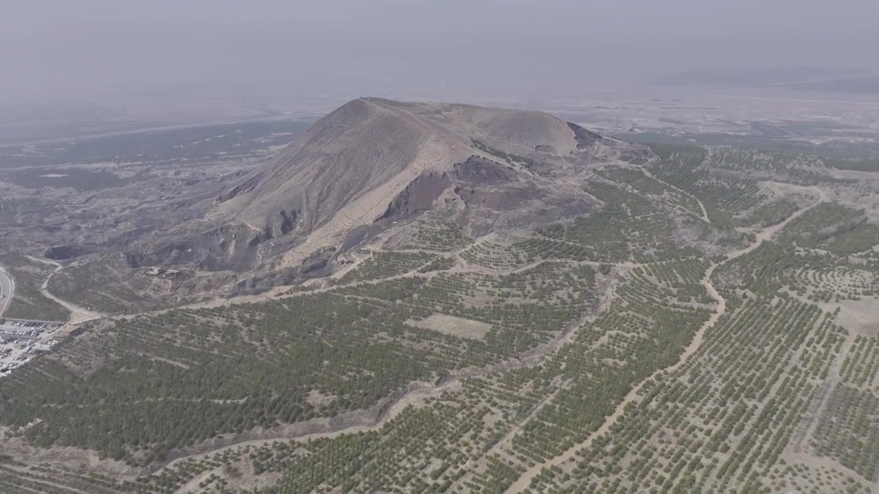 大同火山地质公园 昊天寺视频素材