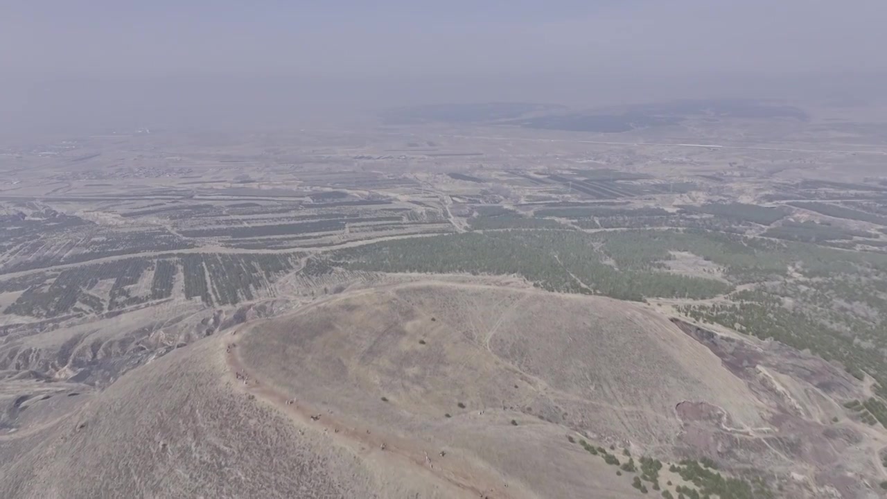 大同火山地质公园 昊天寺视频素材