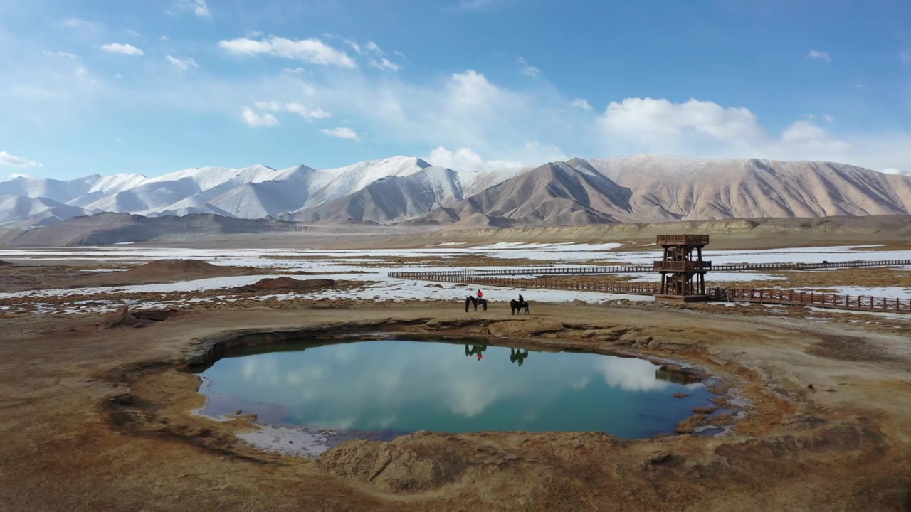 木吉火山口视频素材