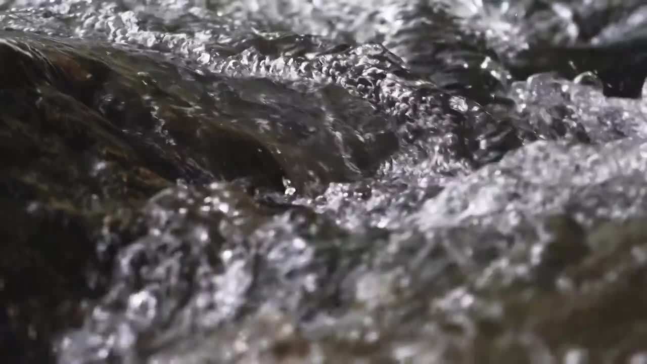 山泉水溪水白酒小溪酿酒溪流视频下载