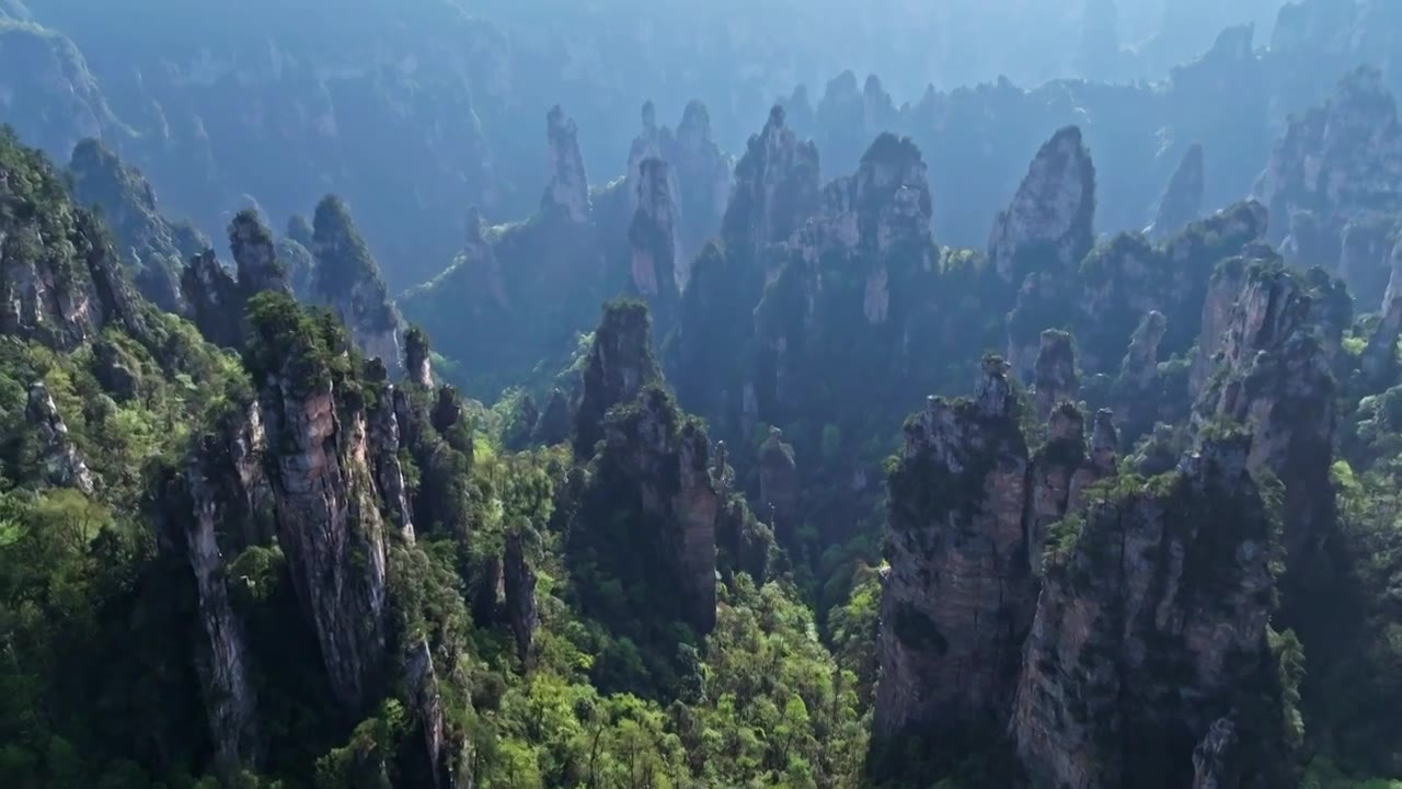 张家界峰林视频素材