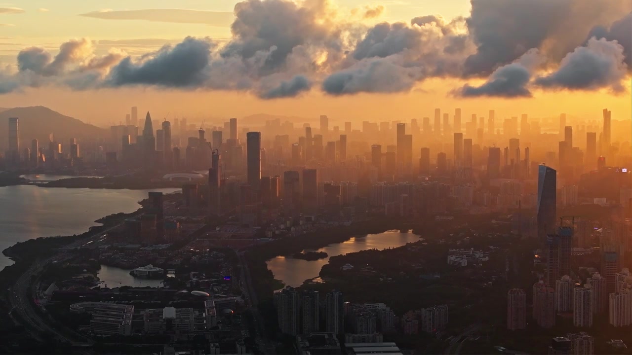 深圳城市航拍视频素材