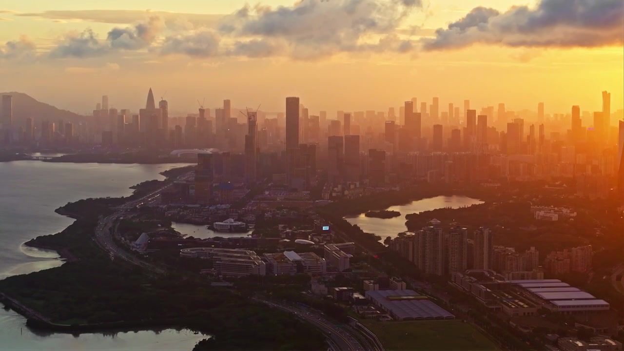 深圳城市航拍视频素材