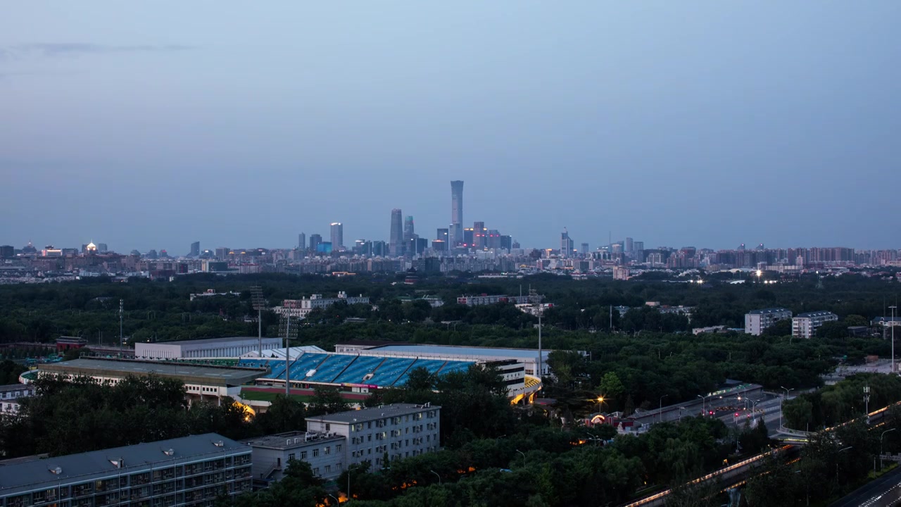 北京城市风光视频素材