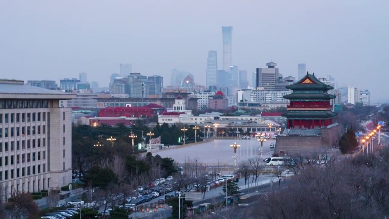 北京城市风光视频素材