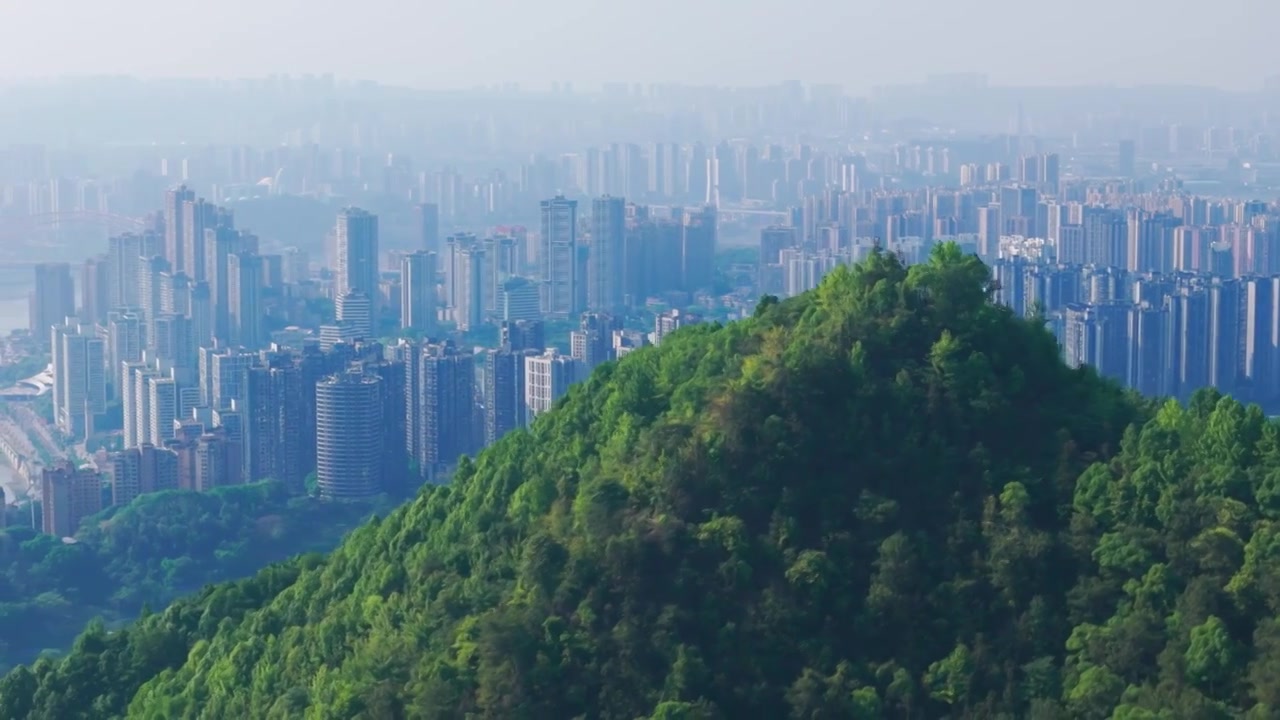 重庆城市风光天际线视频素材