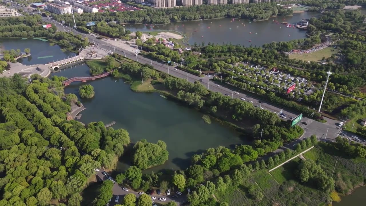 安徽省天长市红草湖湿地公园视频下载