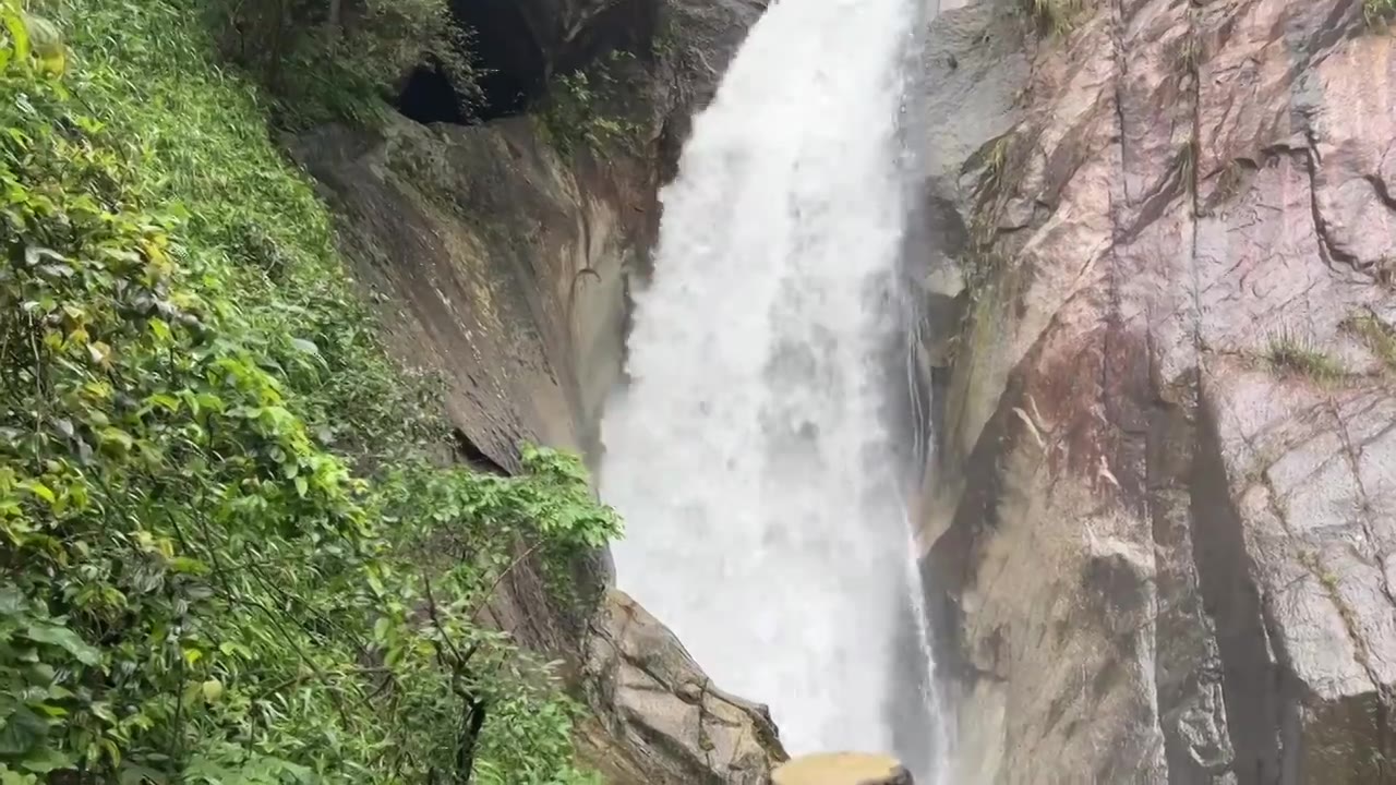 湖南郴州东江湖龙景瀑布视频素材